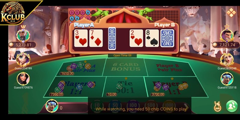 Quy tắc tính điểm Baccarat trực tuyến chính xác
