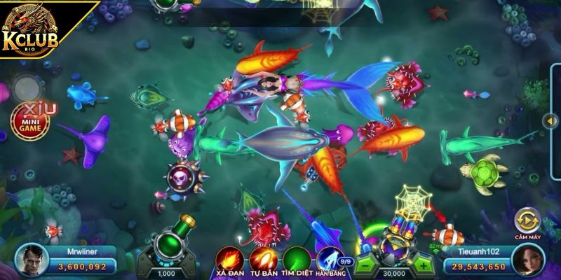 Bắn cá 3D KCLUB kết hợp âm thanh sống động