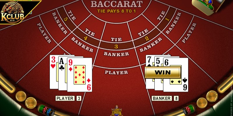 Các thế bài Baccarat tăng giảm nhẹ nhàng